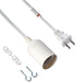 15ft E26 360W Bulb Simple Deluxe Extension Hanging Lantern Pendant Light Lamp Cord Cable Socket On/Off Switch, (No