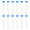 PATIKIL 15ML Plastic Centrifuge Tubes, 20 Pcs Round Bottom Tubes with Blue Screw Caps for Laboratory Liquid Use