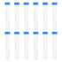 PATIKIL 15ML Plastic Centrifuge Tubes, 20 Pcs Round Bottom Tubes with Blue Screw Caps for Laboratory Liquid Use