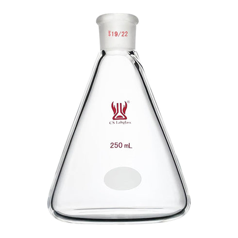 250ml Erlenmeyer Flask with 19/22 Standard Taper Outer Joint, Borosilicate Glass, Chemistry