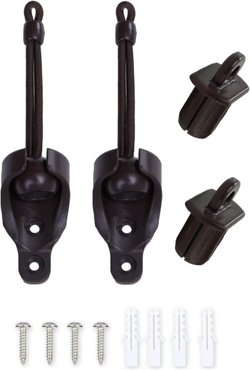 Sunshade Replacement Accessories - Bungee Jumping Kit and Cover End, Suitable for Coolaroo External Roller Blinds and
