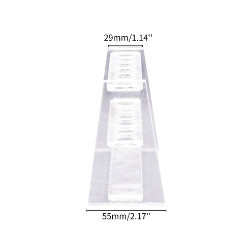 Acrylic Test Tube Rack, 6 Wells Clear Holder for 10ml Centrifuge Tubes