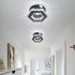 Mini Chandelier Crystal LED Ceiling Light Fixture Modern Pendant Lamp Semi Flush Mount Crystal Ceiling Lighting