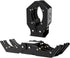 Mechanical Claw Gripper Robotic Arm DIY Robot Building Accessory Replacement Parts (Black Mechanical Claw with Servo