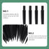 YARDWE Solar Light Stakes, 25 Pcs Plastic Ground Spikes, Flood Light Ground Stake Replacement for Yard Outdoor