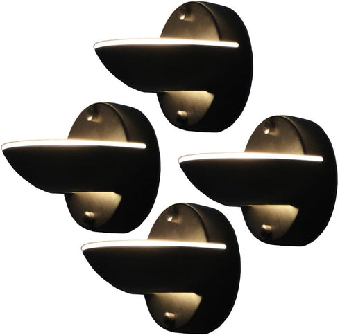 YIFONTIN LED Wall Light Modern Bowl Sconce Up Down Moon Warm Lamp