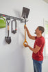 5 Rubbermaid FastTrack Garage Storage Utility Hooks Piece Black All in One Rail Hook Kit and Tool Organizer Heavy Duty