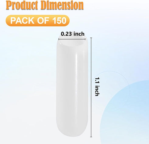 shiguan 1/4" White150 Screw Thread Protectors for Storm Hurricane Shutters Bolts, Hurrican Window Shutter Bolt End Cap