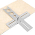Haofy Ceramic Tile Hole Locator, Adjustable Stainless Steel Tile Hole Locator Ruler Universal Drill Punch Measuring Tool Portable Jig