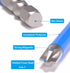 2023 New 10pcs Magnetic Special Flat Slotted Phillips Cross Head Screwdriver Bit Sets for Electrician PH2 Bit 1/4 Inch Hex Shank Screw Driver Drill Bit by Saipe