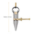 Spring Joint Caliper 3 inch / 75mm Steel Divider Caliper with Brass Fulcrum for Metalworking Geometry Drawing