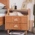 SANCHAKOU 4Pcs Dresser Knobs Drawer Solid Wood Handle Children's Wardrobe Door Cabinet Bedside Table Animal Solid Wood