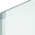 White Steel Surface 18" x 24" Aluminum Frame Rectangle Wall Mount - 1 Each-MA02759214-Office Supplies