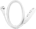 Clear Power 6 ft 3 Outlet Heavy Duty Flat Plug Extension Cord, 14/3 SJT for Small Tools and Appliances