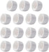 15PCS PVC Round Female Thread Hose Connector 1/2PT Pipe Fitting Cap for Plumbing Applications, DIY Projects