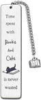 Funny Cat Bookmark, Cat Lovers Gifts for Women, Cute Bookmarks for Book Lovers