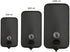 Generic 304 800ml) Bathroom soap Dispenser Bathroom Hotel Household Stainless Steel Soap Dispenser Black Wall-Mounted