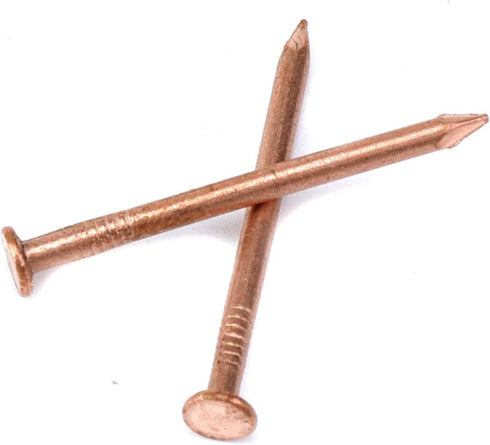 MY MIRONEY 20 Pack Solid Copper Nail Spikes, 1.5 Inch for Slating & Roofing