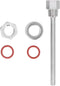 Tnfeeon Stainless Steel Thermowell, 6.7in Length for Temperature Sensors Fitting Accessories