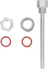 Tnfeeon Stainless Steel Thermowell, 6.7in Length for Temperature Sensors Fitting Accessories