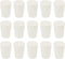 MECCANIXITY 15 Pieces Rubber Tapered Plug, 15mm to 21mm Solid Test Tubes Bungs Stopper White