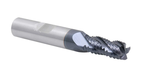 Accusize Industrial Tools 5/16'' by 3/8'' by 3/4'' Flt Length, 4 Flute M42 8% Cobalt Tialn Roughing End Mill