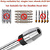 12 inch Quick Release Screwdriver Drill Bit Holder Extension Bar, 1/4" Hex Shank Socket