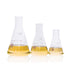 ULAB Scientific 3 Sizes Narrow-Mouth Glass Erlenmeyer Flask Set, 250ml 500ml 1000ml, 3.3 Borosilicate