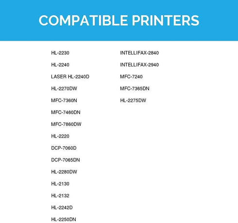 LD Products Compatible Toner Cartridge Replacement for Brother TN450 (Black, 2-Pack) for MFC-7240 MFC-7360N