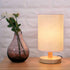 40W Desk Lamp Wooden Table Lamp Ambient Night Light Minimalist Lamps for Nightstand Modern Aesthetic Bedside Lamps