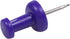 JAM PAPER Colorful Push Pins, Purple Pushpins, 100/Pack