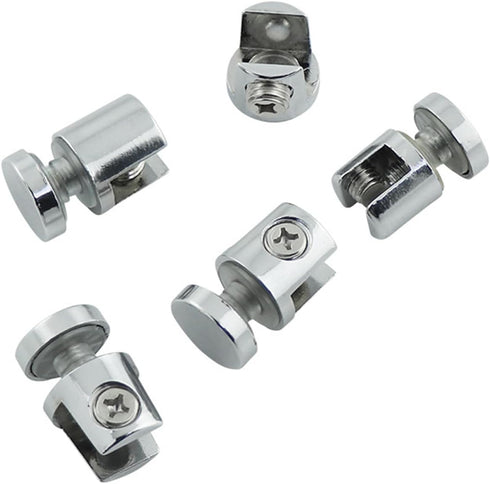 SHYYOULQE 10-12mm Furniture Connector Hardware Accessories Glass Clamp Holder Bracket for Thick Glass Shelves Corner