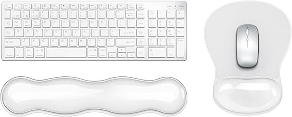 Gel Keyboard & Mouse Wrist Rest Set, Ergonomic Keyboard and Mouse Pad