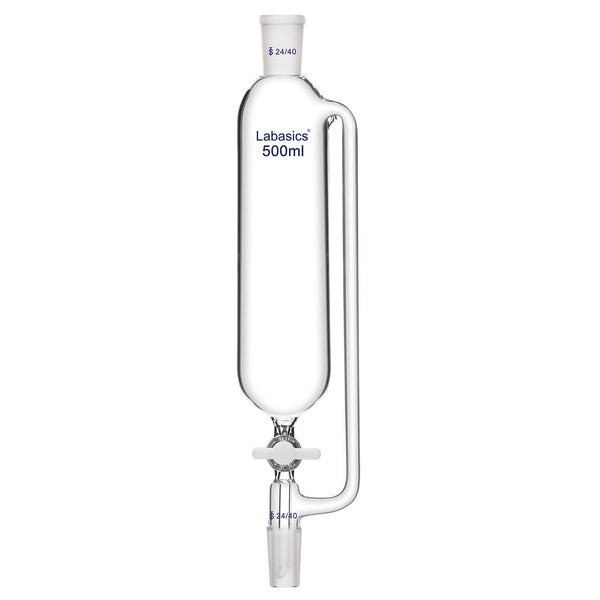 500 ml Pressure Equalizing Addition Funnel, Borosilicate Glass with PTFE Stopcock