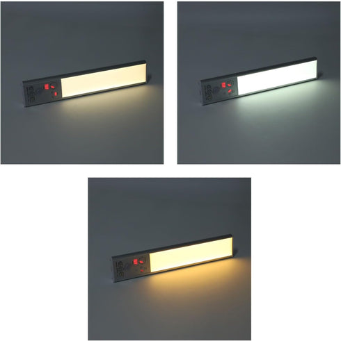 Closet 3 Dimmable Zunate Under Cabinet Light, Super Thin Motion Sensor Light with Color Temperature and Rechargeable