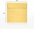 LUXPaper Square Invitation Envelopes | Gold Metallic | Peel & Press | 6" x 6" | 80lb. Text | 50 Qty