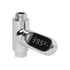 POEMYSIR LED Display Water Shower Thermometer 5C-85C Self-Generated Electricity Water Temperature Monitor Smart