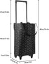 YASYU 2 1 Foldable Shopping Trolley with Wheels - in Reusable Grocery & Travel Bag