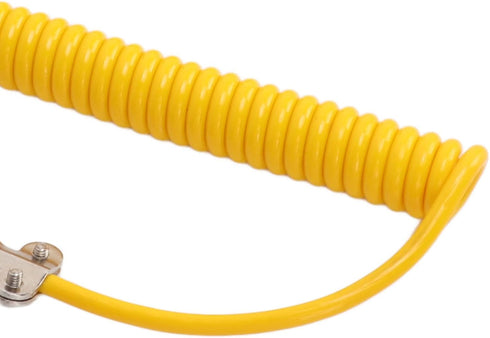 K Type Thermocouple Temperature Probe Heat Resistant Steel Sensor with Insulated Handle (Straight Shank)