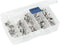 M6-1.0 Flat Head Socket Cap Screws, 10/12/16/20/25mm, Allen Socket Drive, Stainless Steel 18-8 (304), 50 PCS, DIN 7991