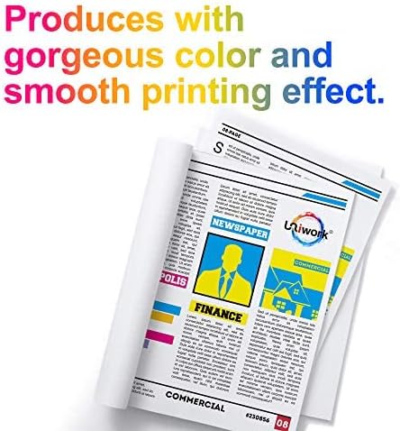 Uniwork Remanufactured Ink Cartridge for Epson 273 XL 273XL, 5-Pack, Black, Photo Black, Cyan, Magenta, Yellow