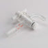 StonyLab Vacuum Flow Control Adapter with PTFE Stopcock - 14/20 Joint and Bent Hose Connection for Lab Supply