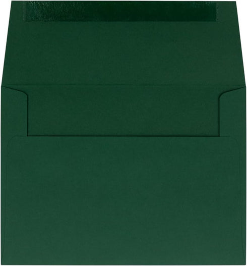 JAM PAPER A6 Premium Invitation Envelopes - Dark Green, 4 3/4 x 6 1/2, 50/Pack