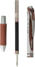 Pentel Refill Ink for EnerGel RTX Retractable Gel Pen, 12 Pack, 0.7mm Medium Point, Brown (LR7-E)