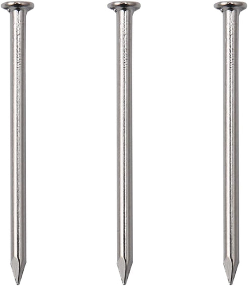 450pcs Hardware Nails, 1-1/4‘’ × 16 Ga Nickel Plated Hanging Nails for Various Projects