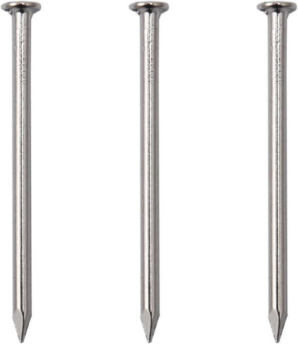450pcs Hardware Nails, 1-1/4‘’ × 16 Ga Nickel Plated Hanging Nails for Various Projects
