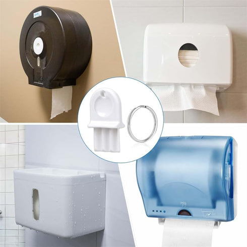 WELANGBN 5-Pack Paper Towel Dispenser Key, Toilet Paper Dispenser Key Universal Replacement