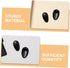 40pcs Black Ear Protector Caps for Hair Dyeing Reusable Heat-Resistant Ear Covers Soft and Comfortable for Home