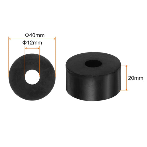 16pcs Rubber Spacer Anti Vibration Isolation Pads, Neoprene Round Washers for Home Cars Boat Accessories