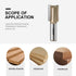 JGZUI Set 1/2" 0.87inch, Router Bit for Woodworking, Shank,Slotted Diameter Straight Flush Trim Bits, Professional